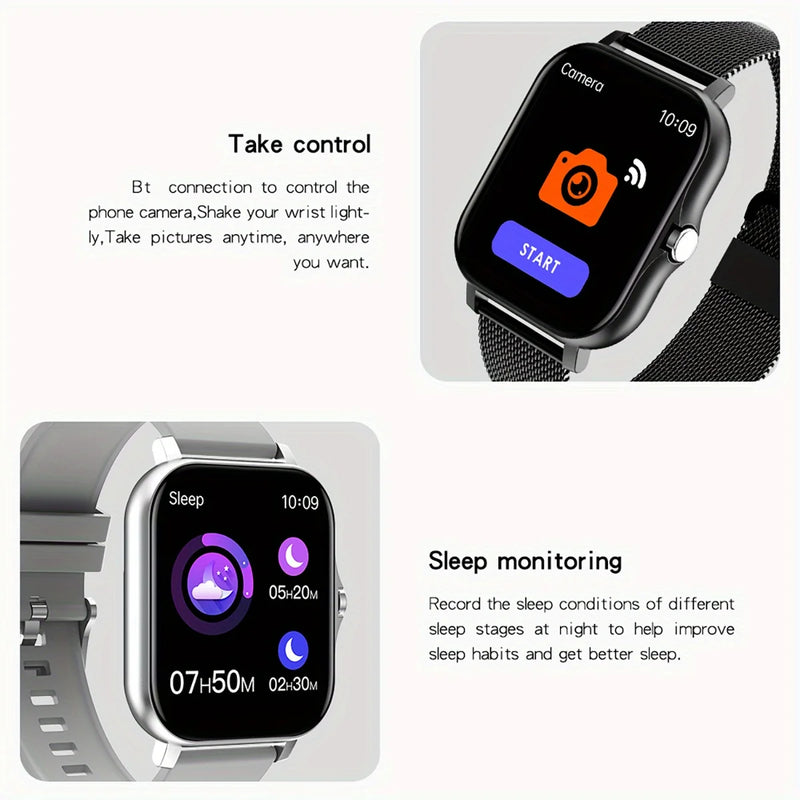 Novo Smartwatch android telefone 1.44 "tela colorida toque completo mostrador personalizado relógio inteligente mulher chamada bluetooth relógio inteligente masculino